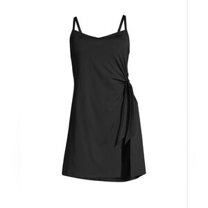 Women’s Chlorine Resistant Sweetheart Swim Dress One-piece Adjustable Straps